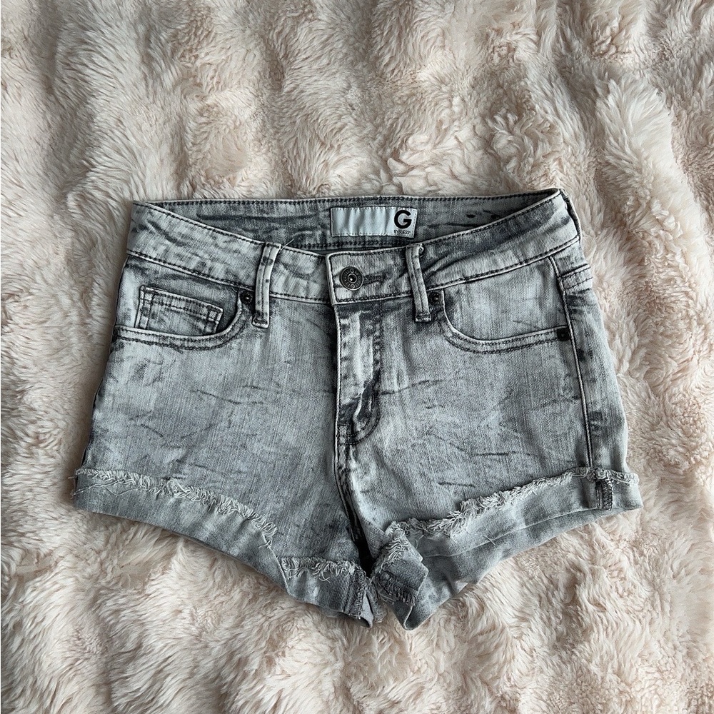 Gray Denim Women's Shorts